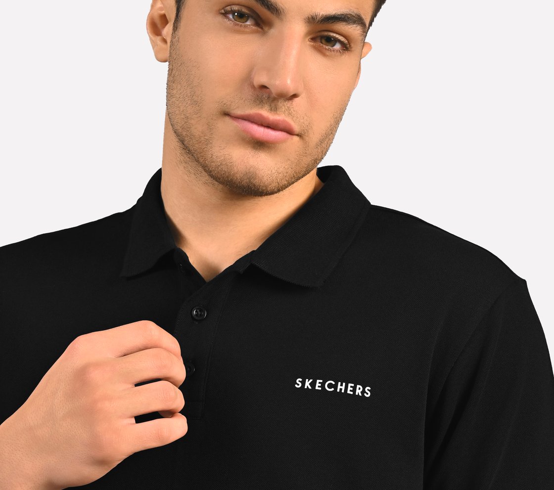 MENS CORE POLO, BLACK
