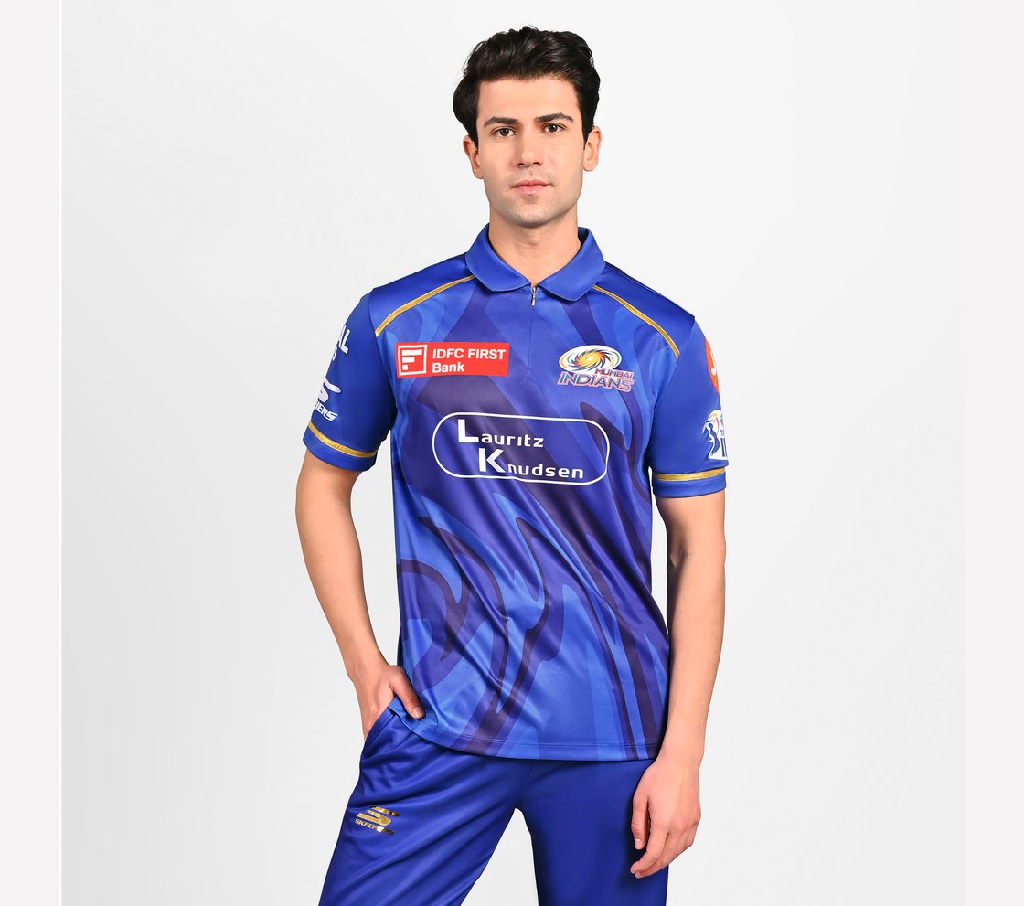 MUMBAI INDIANS: IPL FAN JERSEY 2025, ROYAL/NAVY/LIME