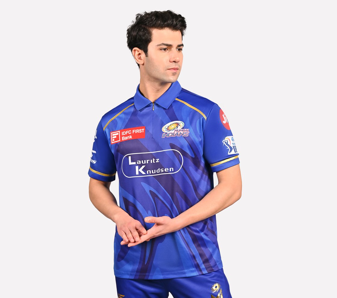 MUMBAI INDIANS: IPL FAN JERSEY 2025, ROYAL/NAVY/LIME