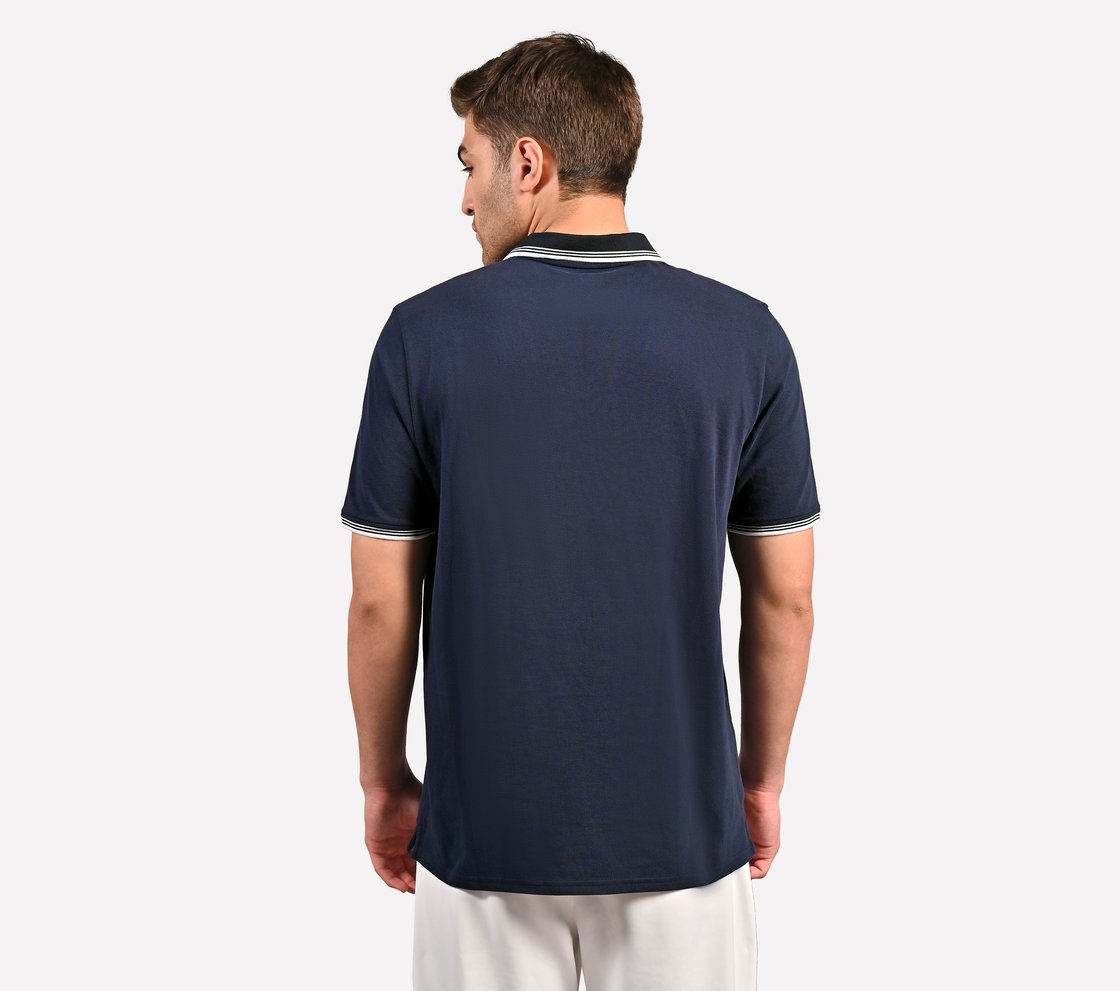 MUMBAI INDIANS: IPL TRAVEL POLO 2025, ROYAL BLACK Apparel Left View