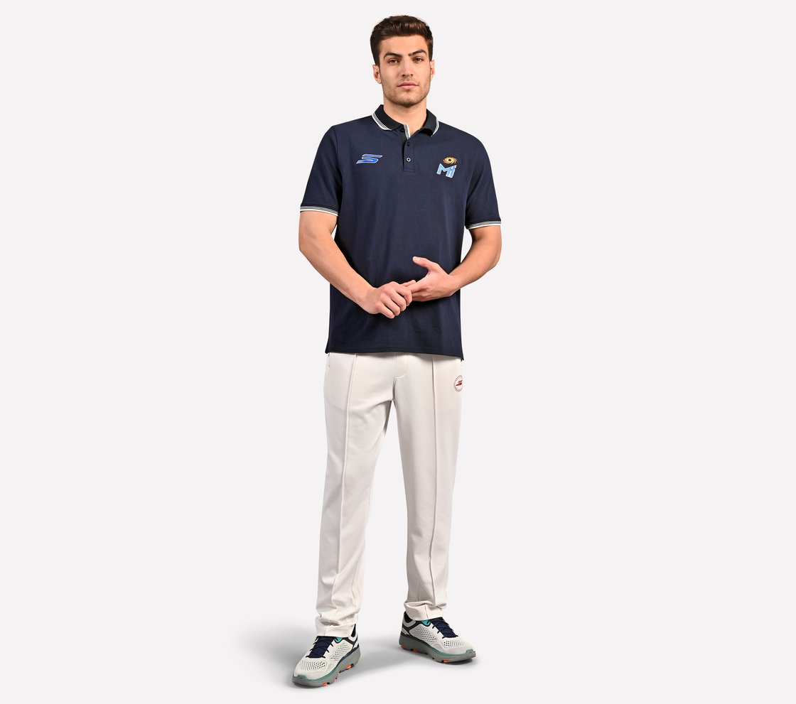 MUMBAI INDIANS: IPL TRAVEL POLO 2025, ROYAL BLACK Apparel Right View
