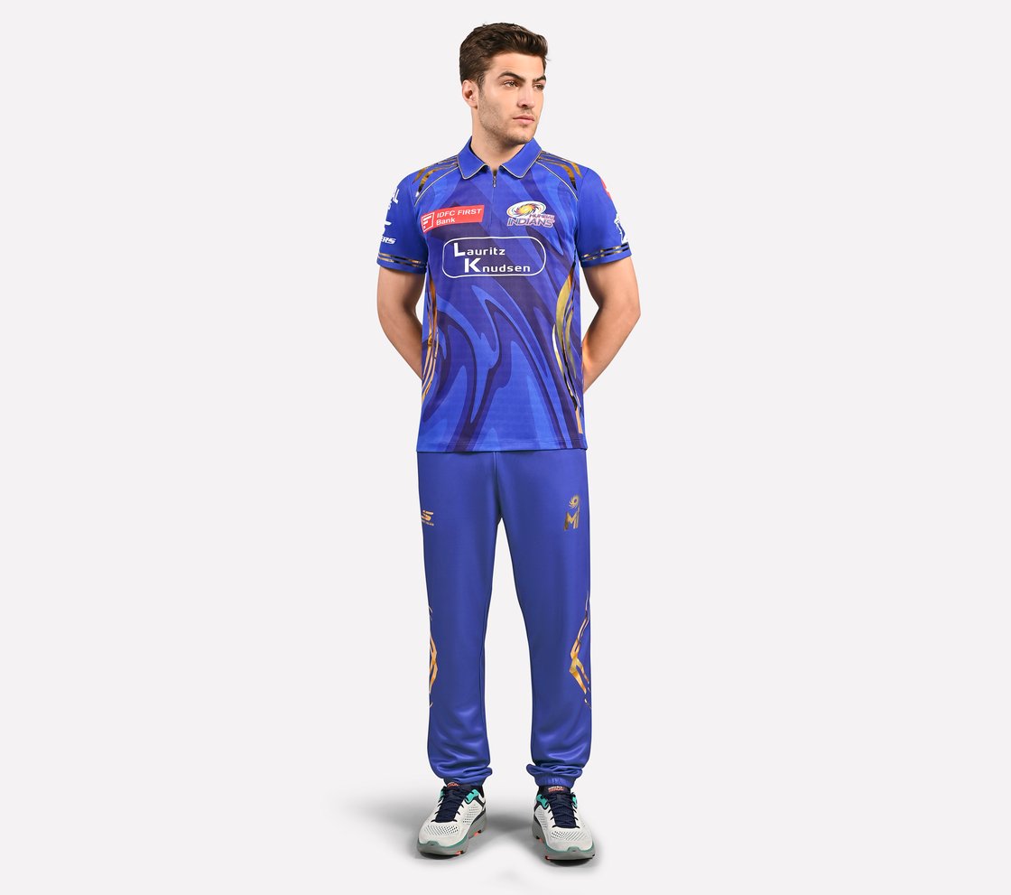 MUMBAI INDIANS: IPL PLAYER EDITION 2025, ROYAL/NAVY/LIME Apparel Right View