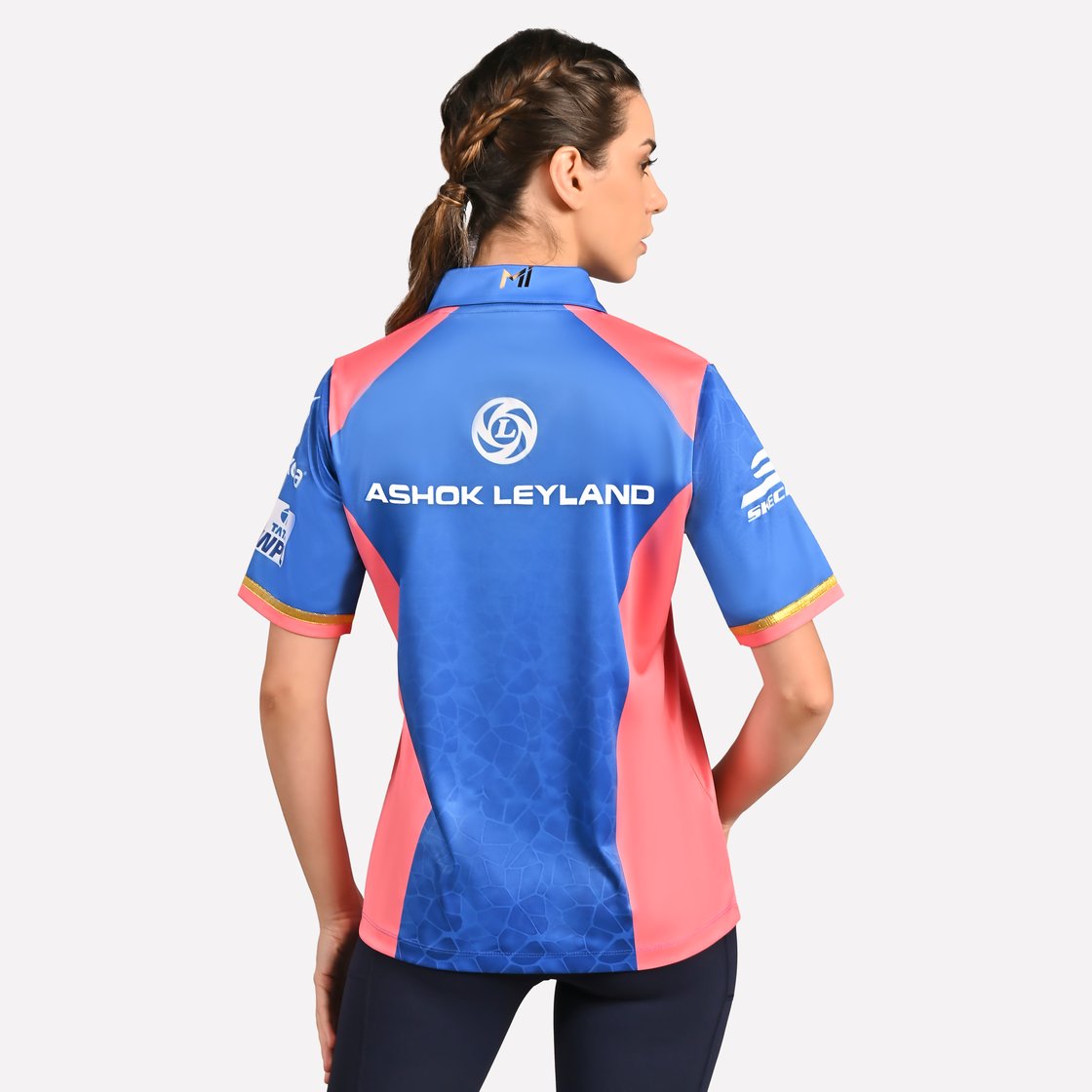 MUMBAI INDIANS: WPL FAN JERSEY 2025, NVY/WHT/LT. BLUE Apparel Right View