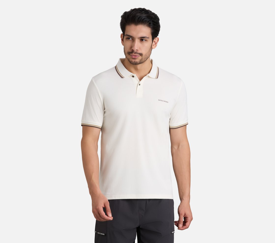 CLASSIC TIPPING POLO, WHITE