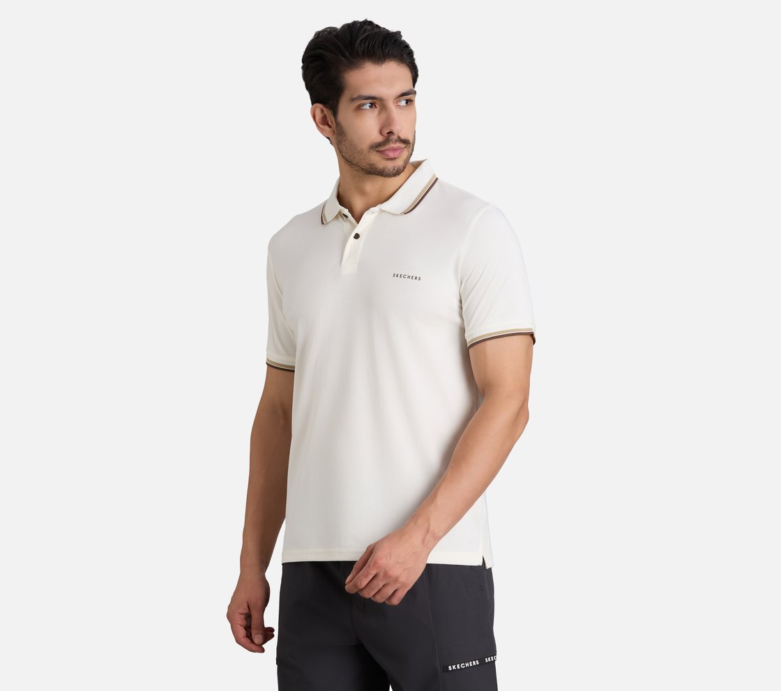CLASSIC TIPPING POLO, WHITE