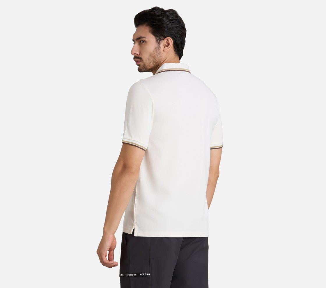 CLASSIC TIPPING POLO, WHITE Apparel Left View