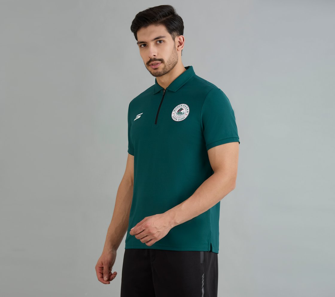 MOHUN BAGAN POLO, GREEN Apparel Top View
