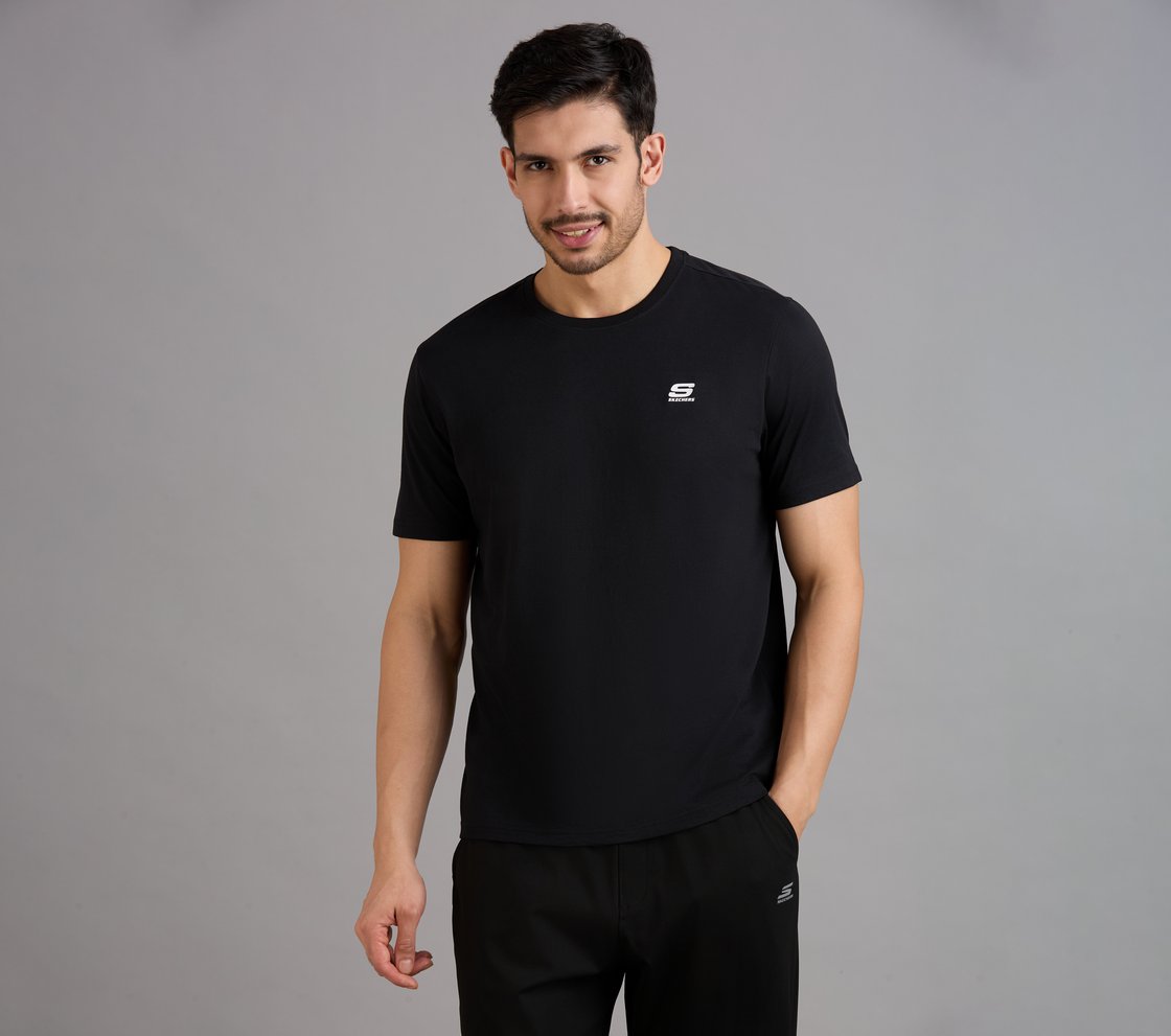 SS CREWNECK TEE-2PC PACK T-SHIRT, BLACK/GUNMETAL/BLUE Apparel Top View