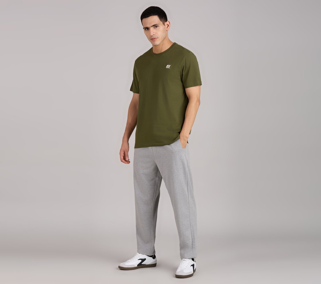 SS CREWNECK T-SHIRT-2PC PACK, OFF WHITE/GREEN