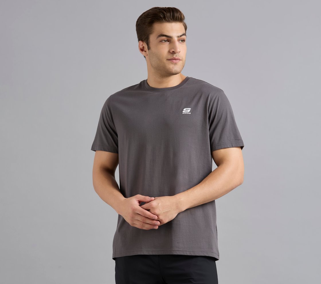 SS CREWNECK T-SHIRT-2PC PACK, SLATE/BROWN Apparel Top View