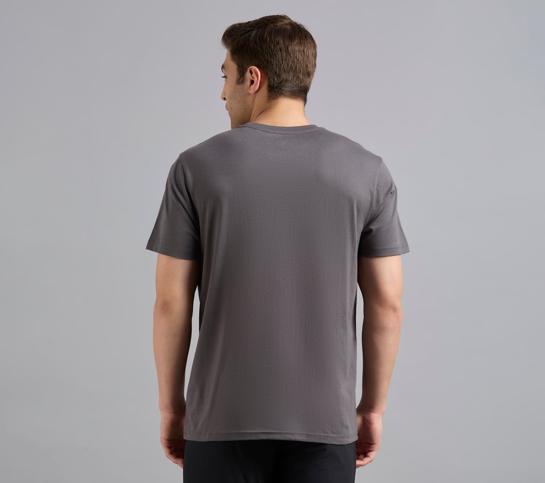 SS CREWNECK T-SHIRT-2PC PACK, SLATE/BROWN