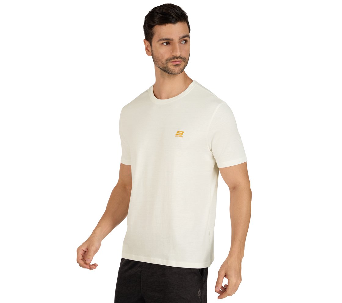 SS CREWNECK T-SHIRT-2PC PACK, WHITE YELLOW Apparel Left View