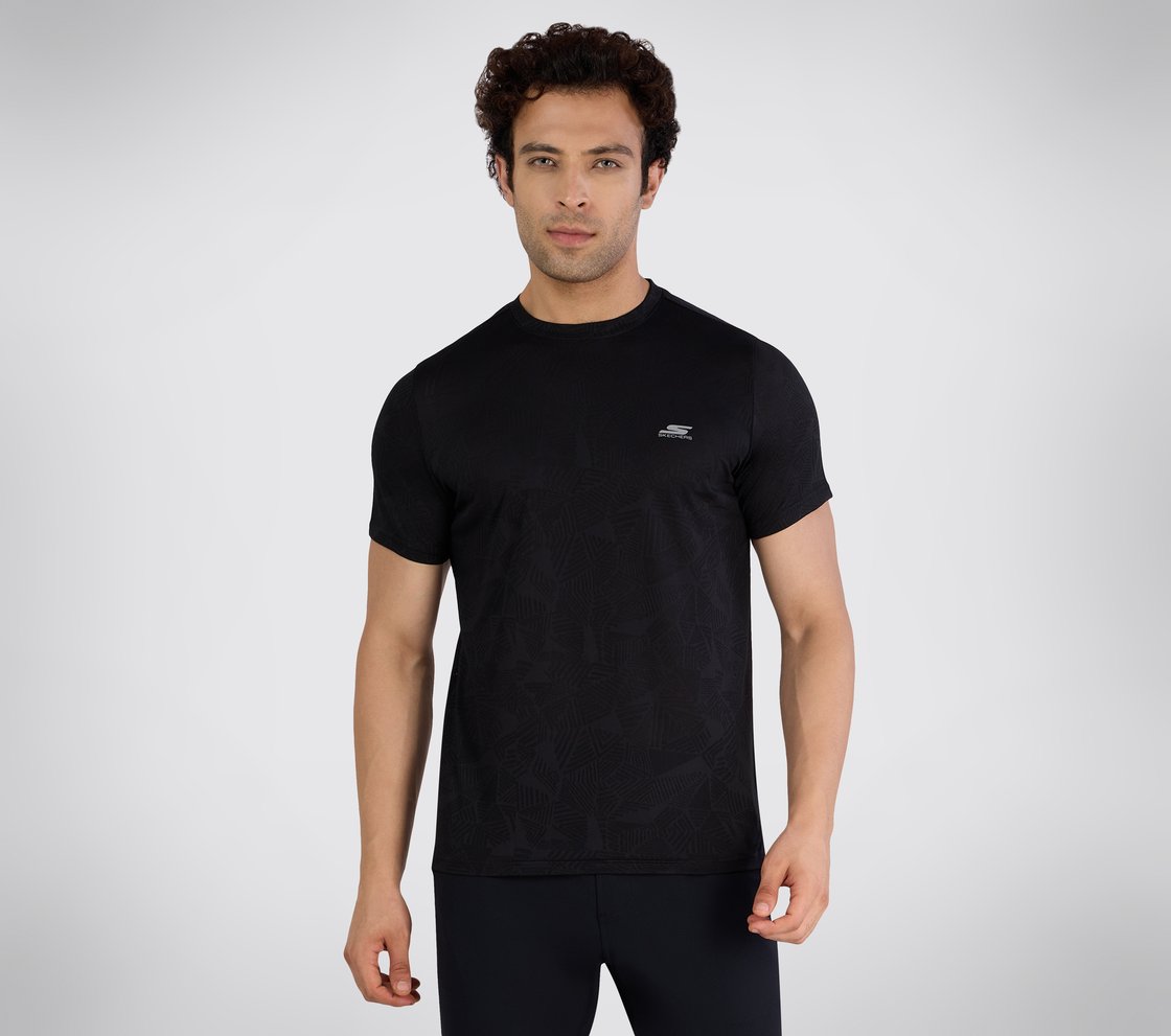 SS SKECHERS DELTA T-SHIRT, BBBBLACK Apparel Left View