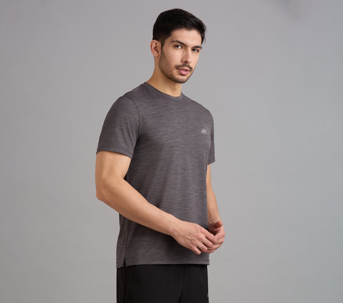 SS LARGE PERFORATED T-SHIRT, SAGE