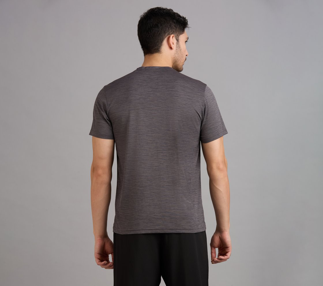 SS LARGE PERFORATED T-SHIRT, SAGE