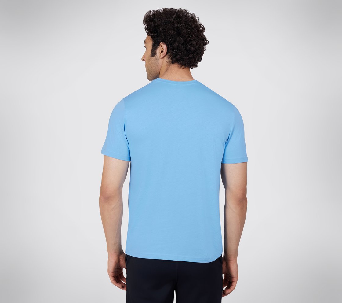 SS CALIFORNIA GRAPHIC T-SHIRT, BLUE Apparel Bottom View