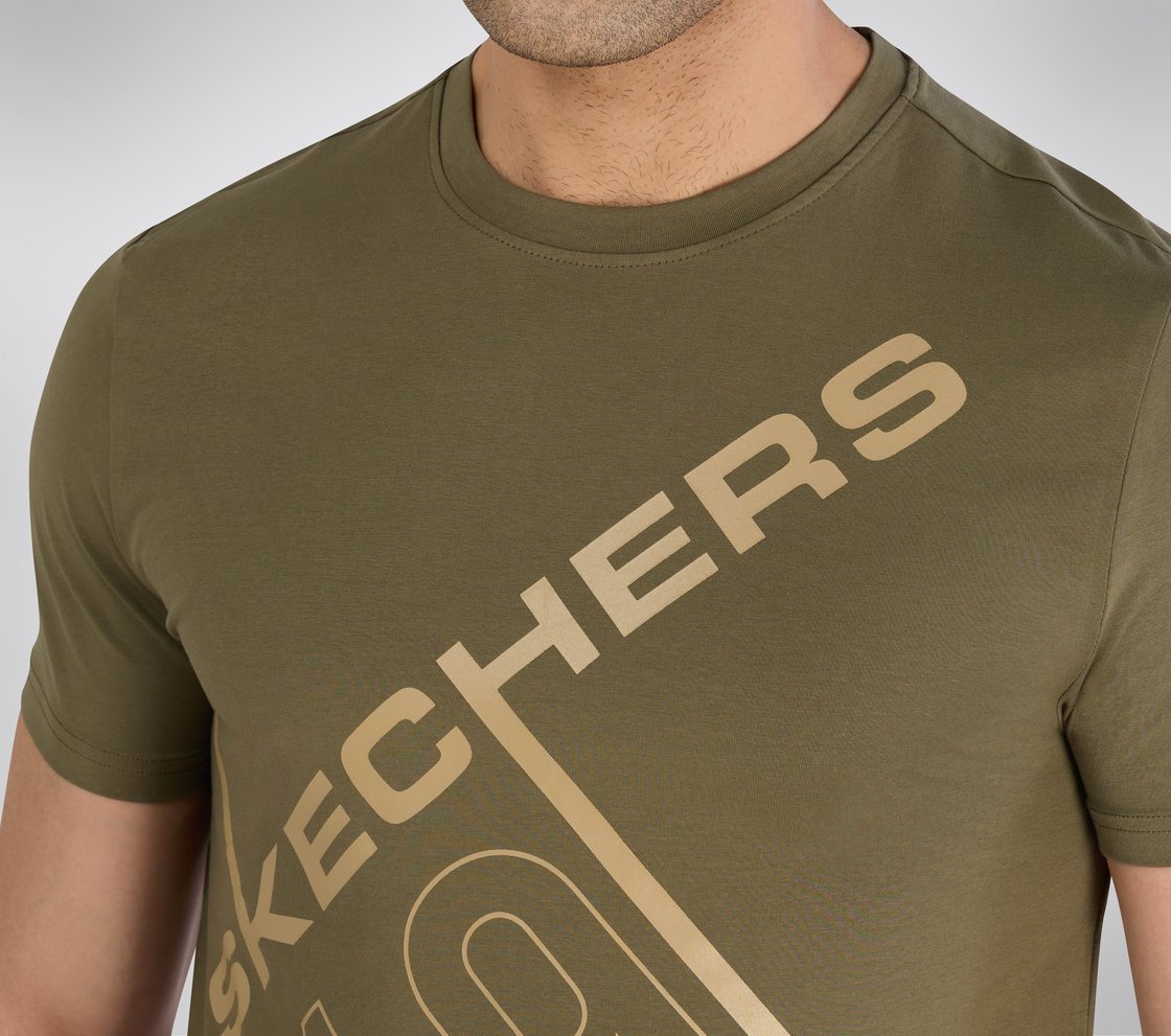 SS SKECHERS 1992 T-SHIRT, OOLIVE Apparel Right View