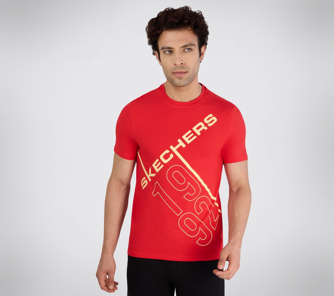 SS SKECHERS 1992 T-SHIRT, RRED Apparel Lateral View