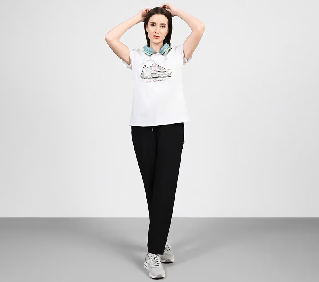 AD SKX SHOE TEE, WWWHITE