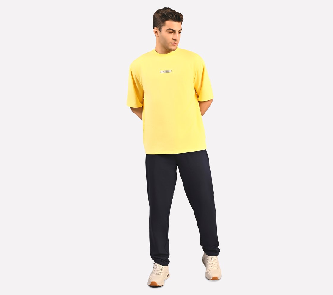 BACK PALM PRINT T-SHIRT, YELLOW/MULTI Apparel Right View