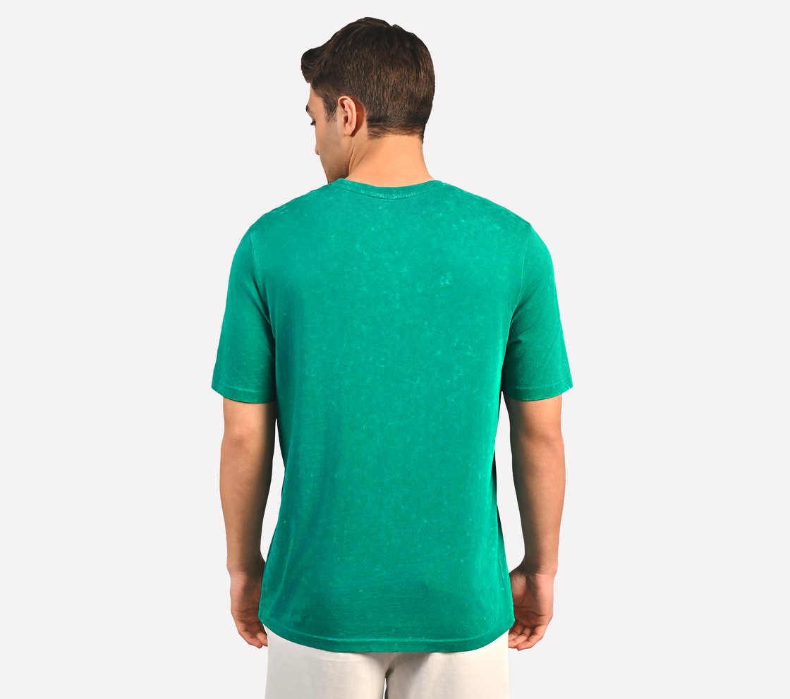 ACID WASH GRAPHIC T-SHIRT, SAGE Apparel Left View