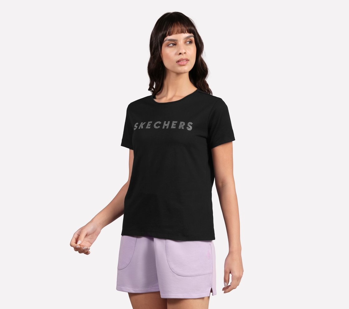 CREW NECK DIAMONTE T-SHIRT,  Apparel Top View