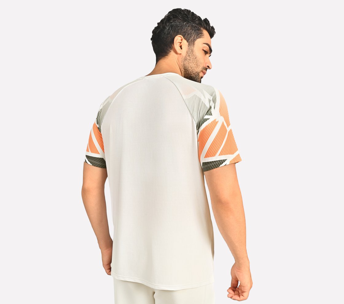 SKECHERS PICKLEBALL T-SHIRT, WHITE Apparel Left View