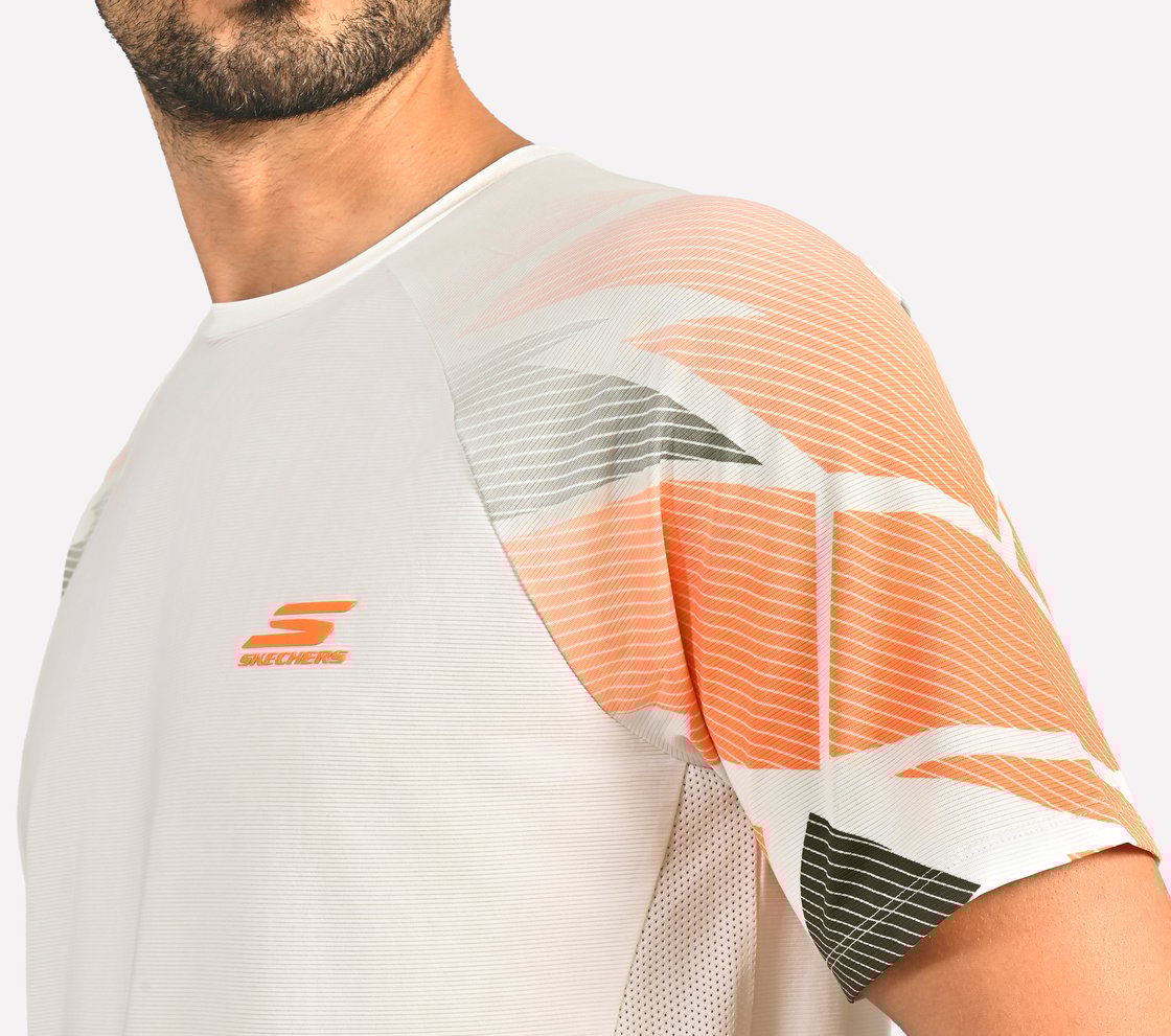 SKECHERS PICKLEBALL T-SHIRT, WHITE