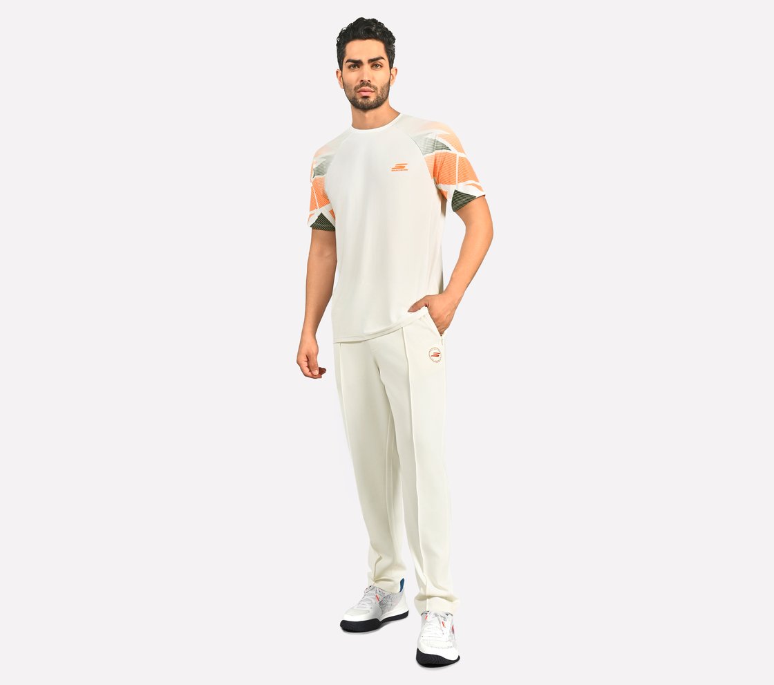 SKECHERS PICKLEBALL T-SHIRT, WHITE Apparel Right View