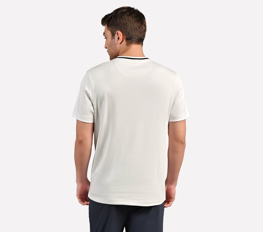 CRICKET T SHIRT, WHITE Apparel Left View