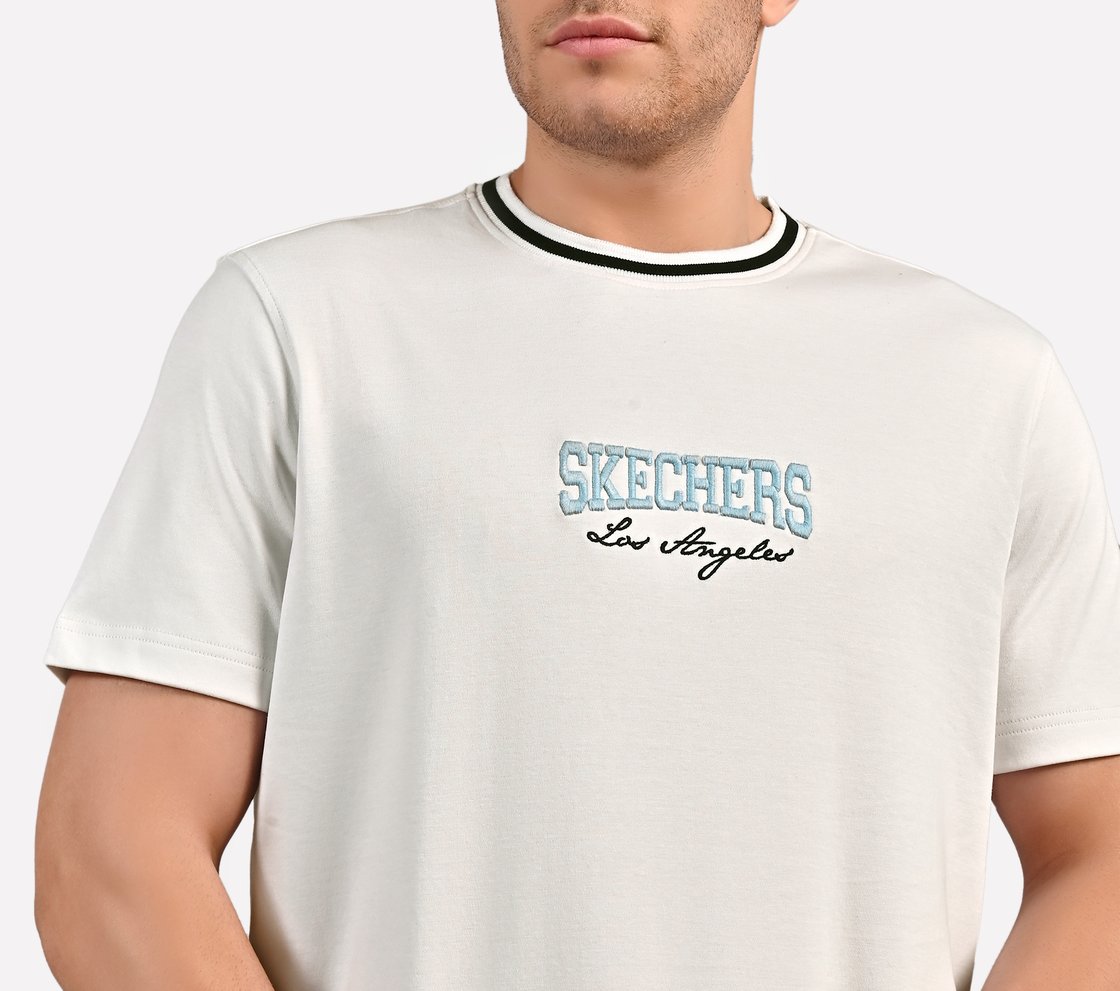 CRICKET T SHIRT, WHITE Apparel Right View