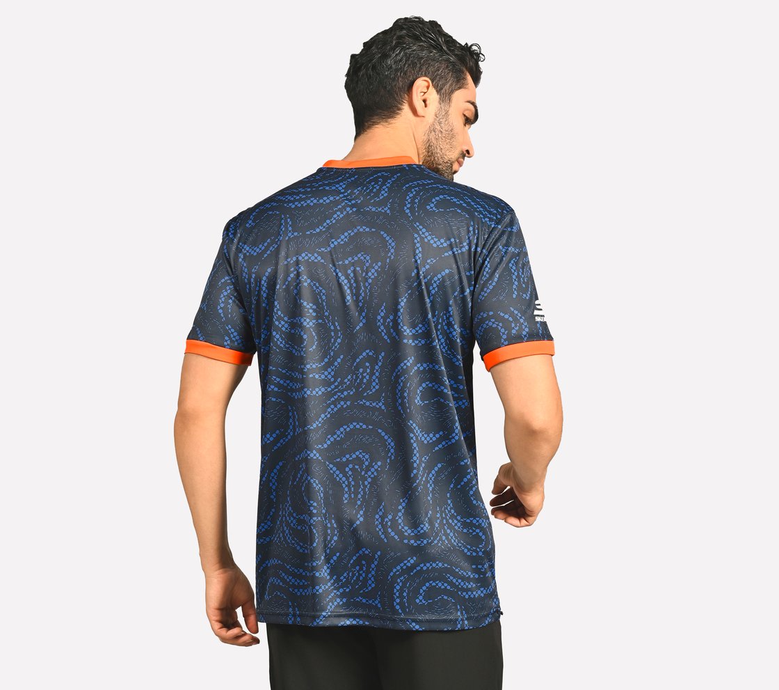 AIPA PICKLEBALL T-SHIRT, NAVY Apparel Left View