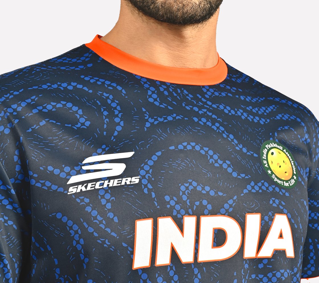 AIPA PICKLEBALL T-SHIRT, NAVY