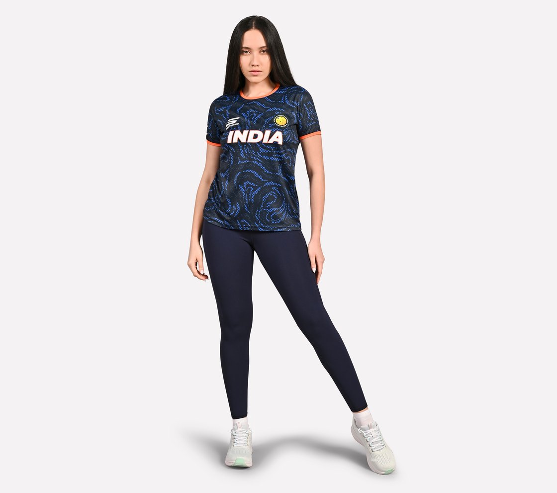 AIPA YY PICKLEBALL T-SHIRT, NAVY