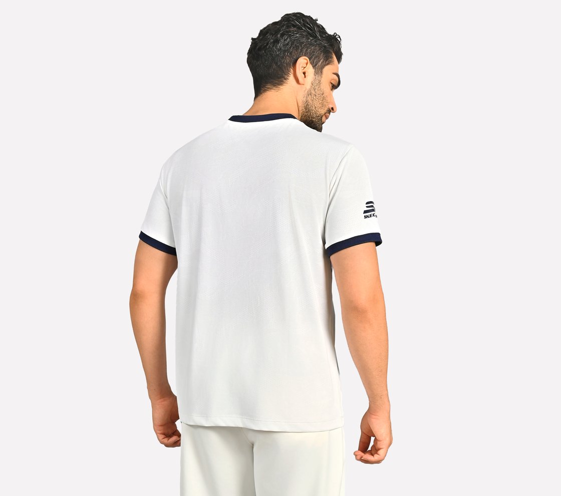 AIPA PICKLEBALL TEE, WHITE Apparel Left View
