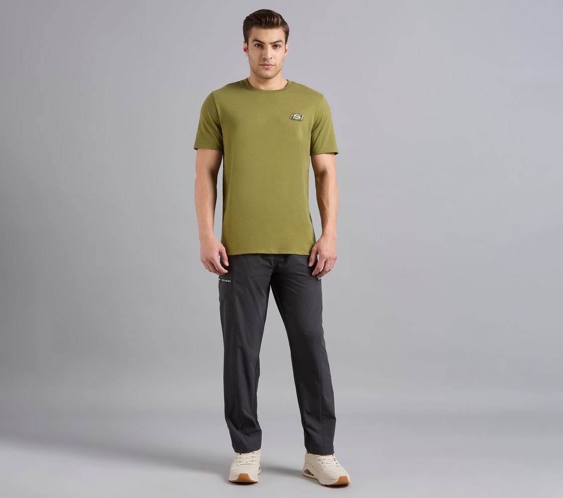 ANIME SPRAY APPLIQUE TEE, BROWN/SAGE