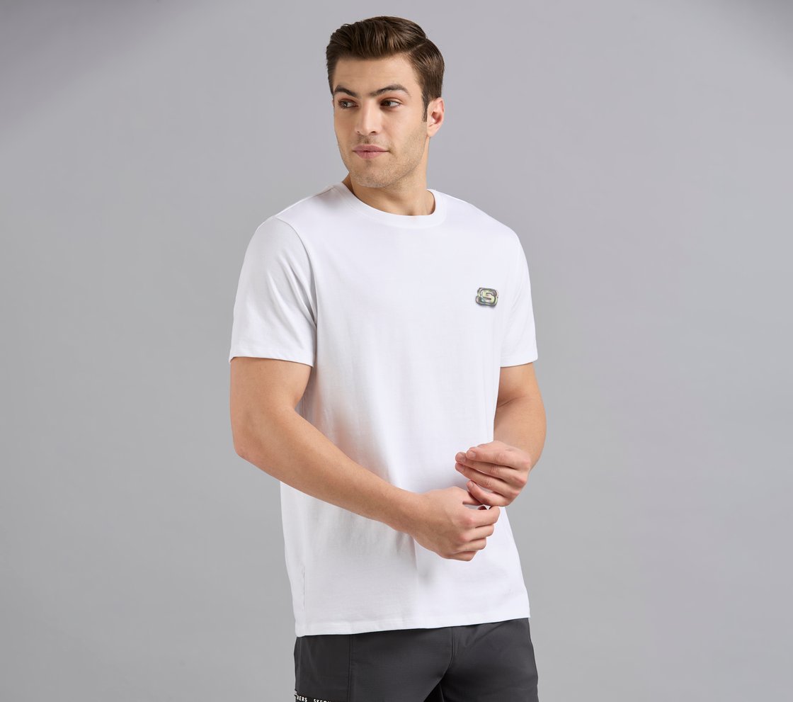 ANIME SPRAY APPLIQUE TEE, WHITE