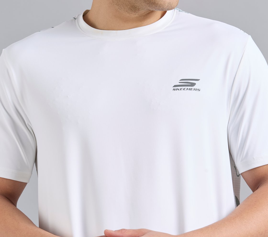 OVERBRANDING PICKLEBALL TEE, WHITE Apparel Right View
