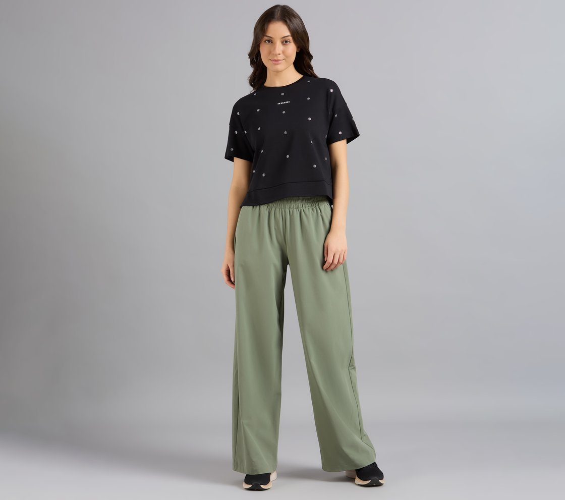 ALL OVER RHINESTONE T-SHIRT, BLACK Apparel Right View