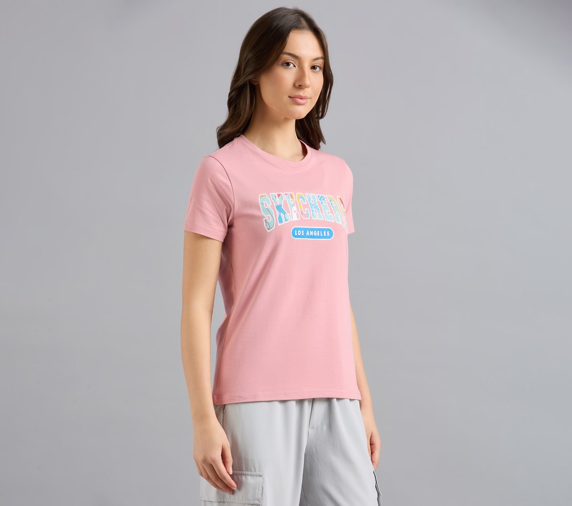 VARSITY DOODLE TSHIRT, PURPLE/YELL