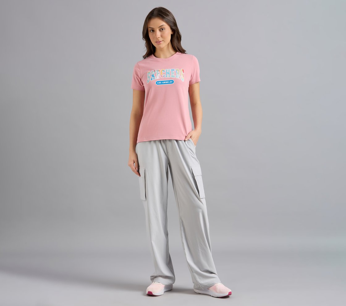 VARSITY DOODLE TSHIRT, PURPLE/YELL