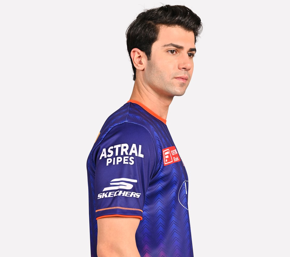 MUMBAI INDIANS: IPL TRAINING REPLICA JERSEY 2025, ROYAL/NAVY/LIME Apparel Bottom View