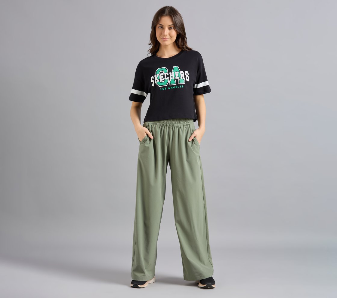 VARSITY PRINT TEE, BLACK