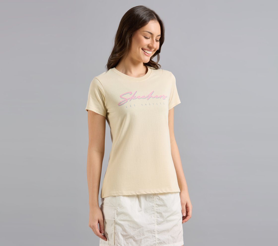 SKECHERS HAND PAINTED TEE,  Apparel Bottom View