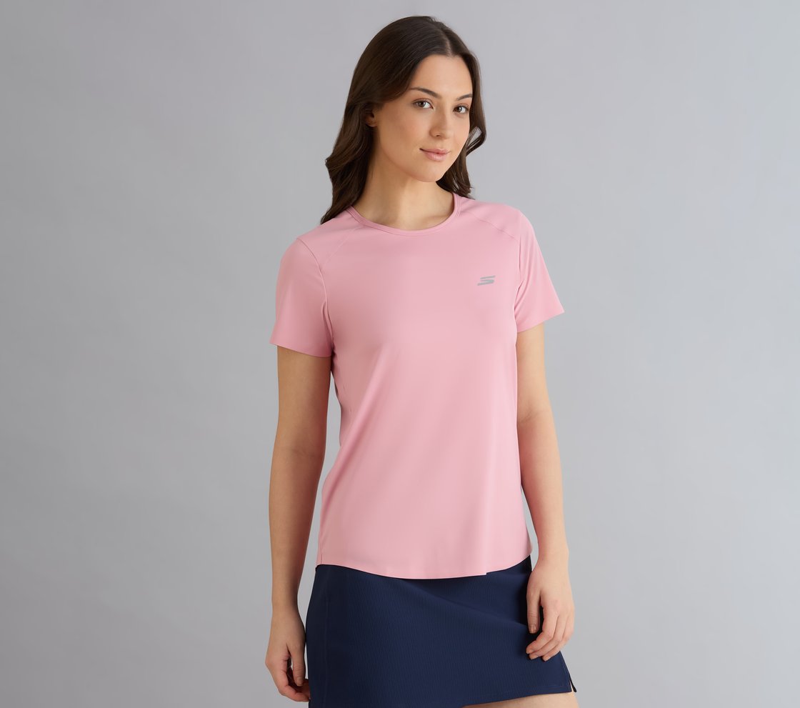 BONDED PERFORMANCE T-SHIRT, PURPLE/YELL