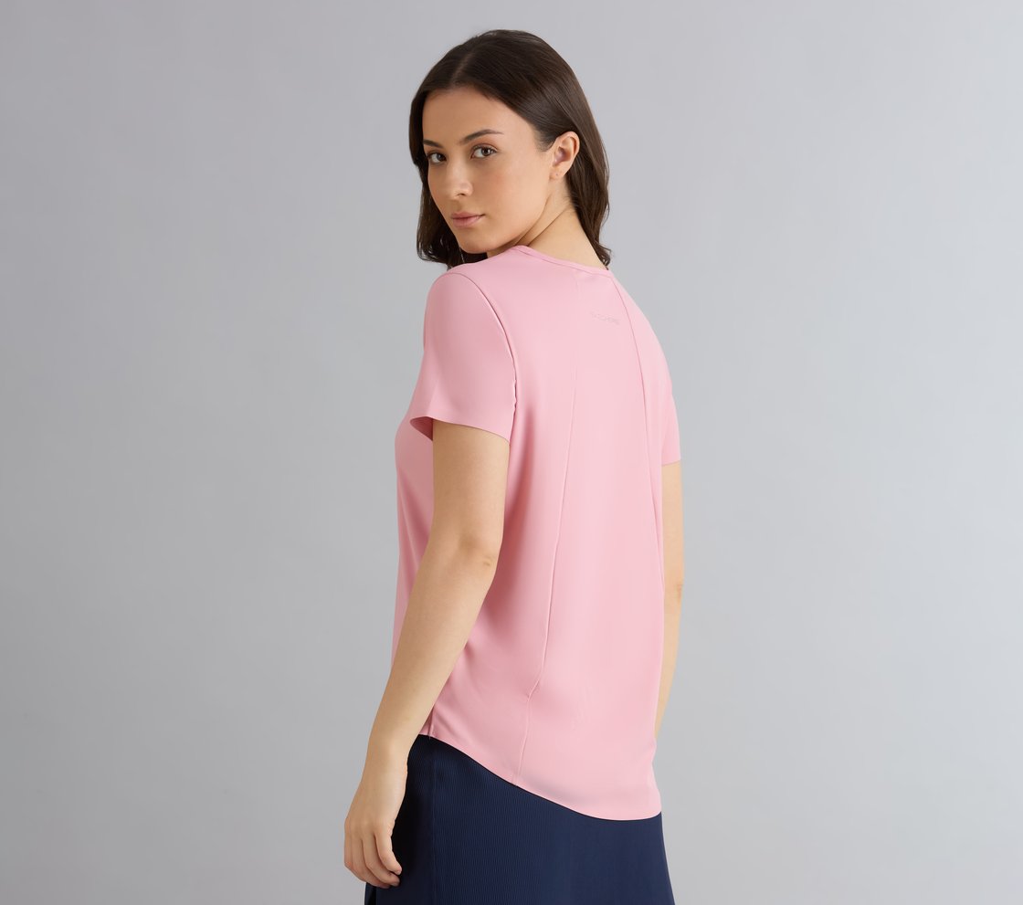 BONDED PERFORMANCE T-SHIRT, PURPLE/YELL Apparel Left View