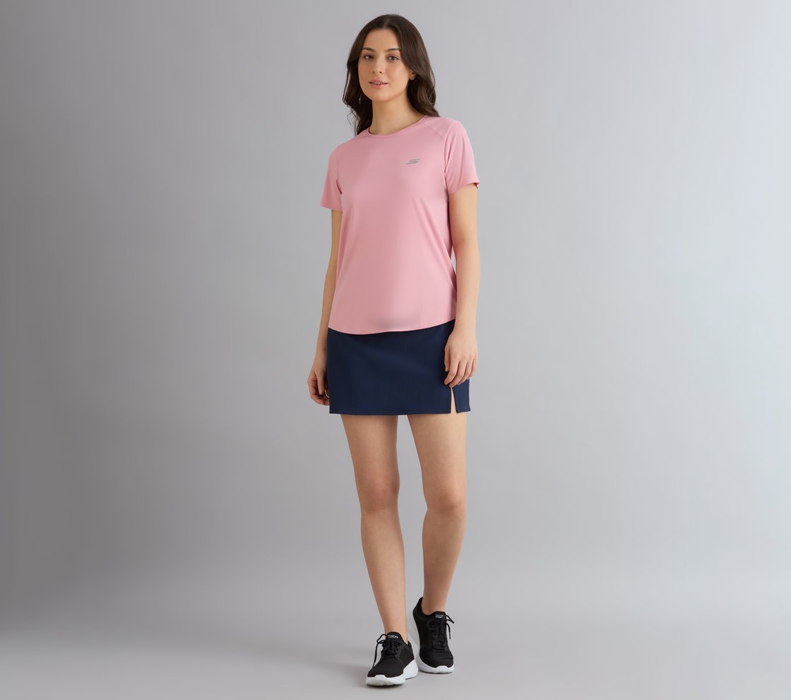 BONDED PERFORMANCE T-SHIRT, PURPLE/YELL Apparel Right View