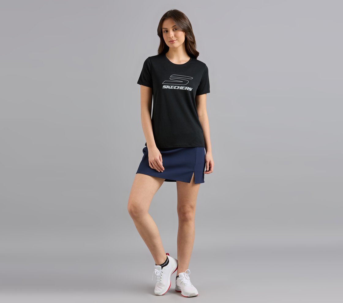 PERFORMANCE RUNNING T-SHIRT, BLACK Apparel Right View