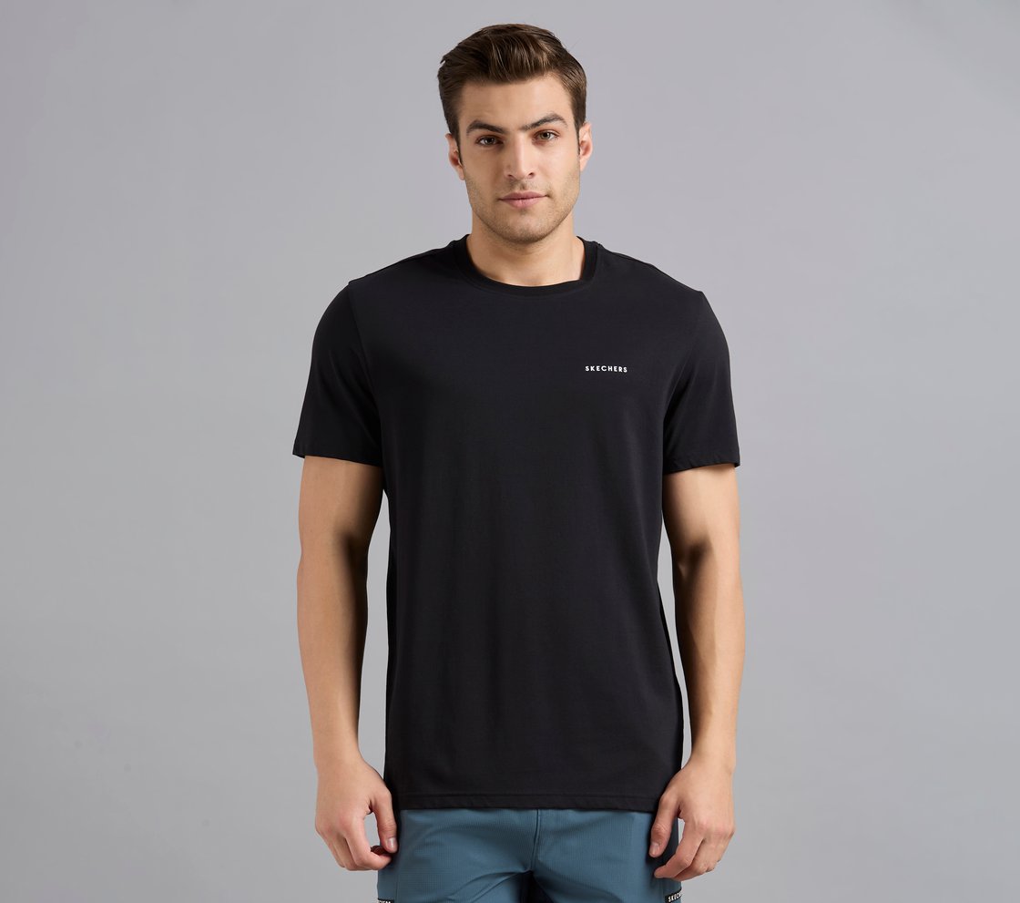 ESSENTIAL BRANDING T SHIRT, BLACK