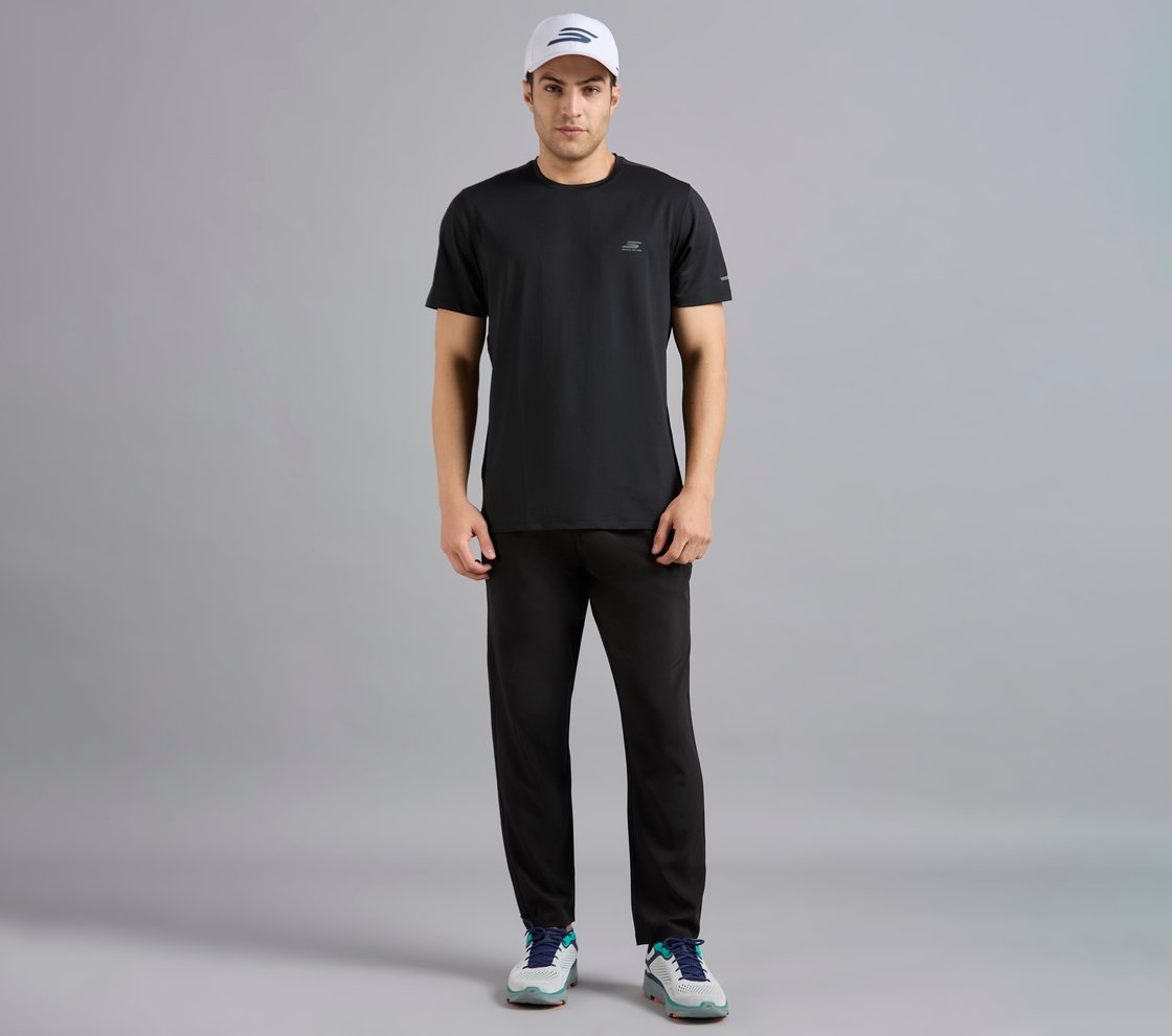 SKECHERS BACK LOGO TEE, BLACK Apparel Right View
